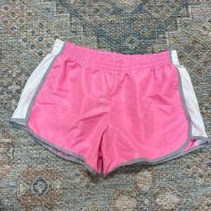 Danskin Pink and Gray Athletic Shorts